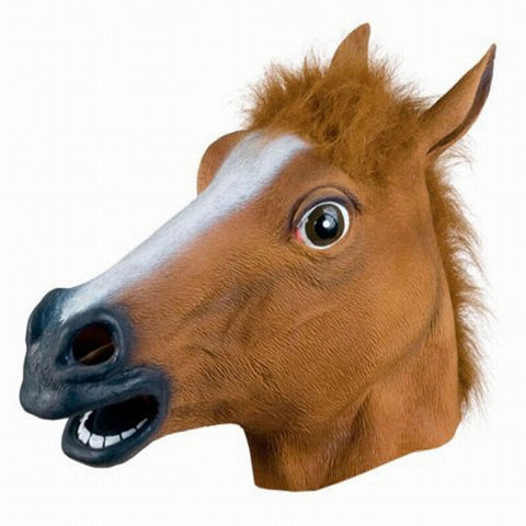Horse Head Latex Mask