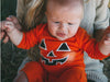 Orange Baby Pumpkin Devil Romper