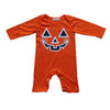 Orange Baby Pumpkin Devil Romper