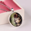 Noctilucent Halloween Cabochon Necklace