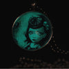 Noctilucent Halloween Cabochon Necklace