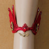 Halloween Devil Wings Anklet Red