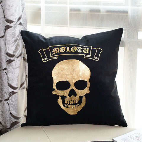 Happy Halloween Throw Bronzing Pillow Case