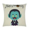 Happy Halloween Cartoon Pillow
