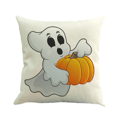 Halloween Ghost Pumpkin Pillow