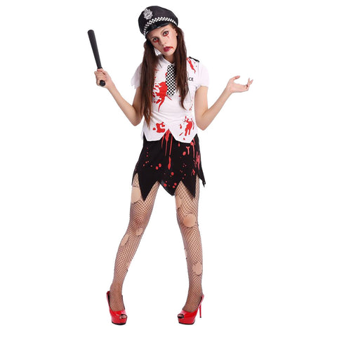 Halloween Zombie Police Costume