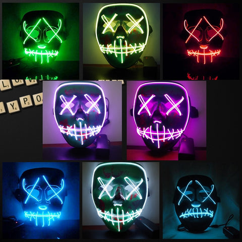 The Purge Election LED Masks