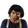 Horrific Black Hair Zombie Ghost Mask