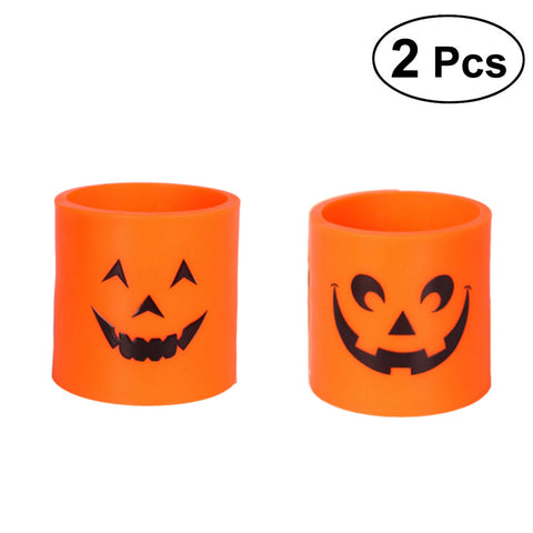 Plastic Pumpkin LED Candle Light Lamp Decorative