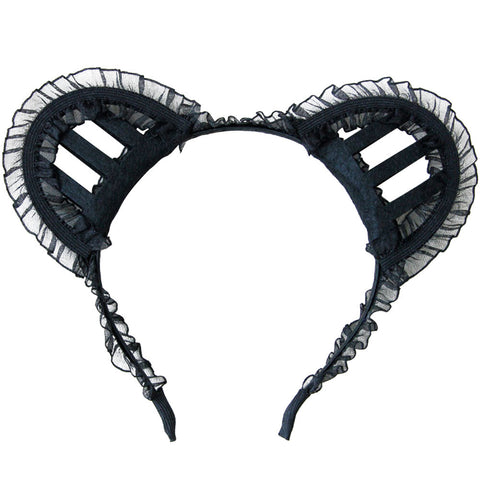 Headband Lace Ears Head Costume Halloween