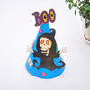 4Pcs Halloween Cartoon Paper Hat