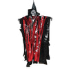 Halloween Creepy Scary Hanging Skull Sound Activated Skeleton