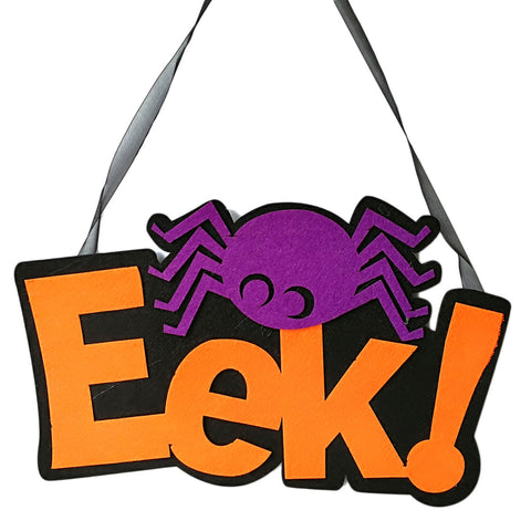 EEK Halloween Non-woven Hanging with Spider