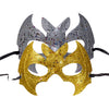 Glitter Half Mask Halloween Bat Mask