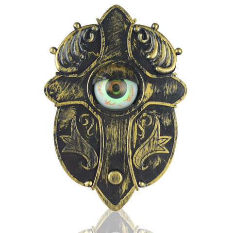 Halloween Doorbell Light Up Eyeball Talking Scary Sounds