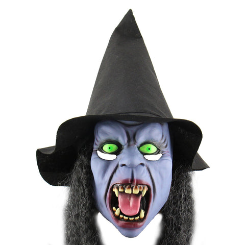 Green Eyes Witch Mask
