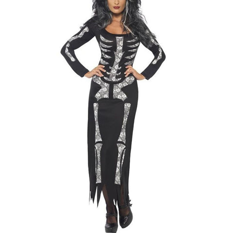 Women Halloween Skeleton Costume