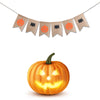 2M Linen Pumpkin Bunting Halloween Banner
