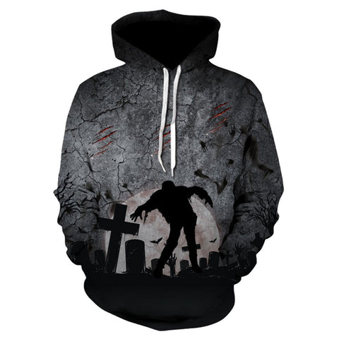 Men Women Moon Night Mode 3D Sweatshirt