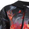 Women Halloween Skeleton Fire Sweatshirt