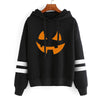 Women Round Neck Halloween Print Sweatshirt