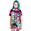 Women Punk Rock T-Shirt Halloween